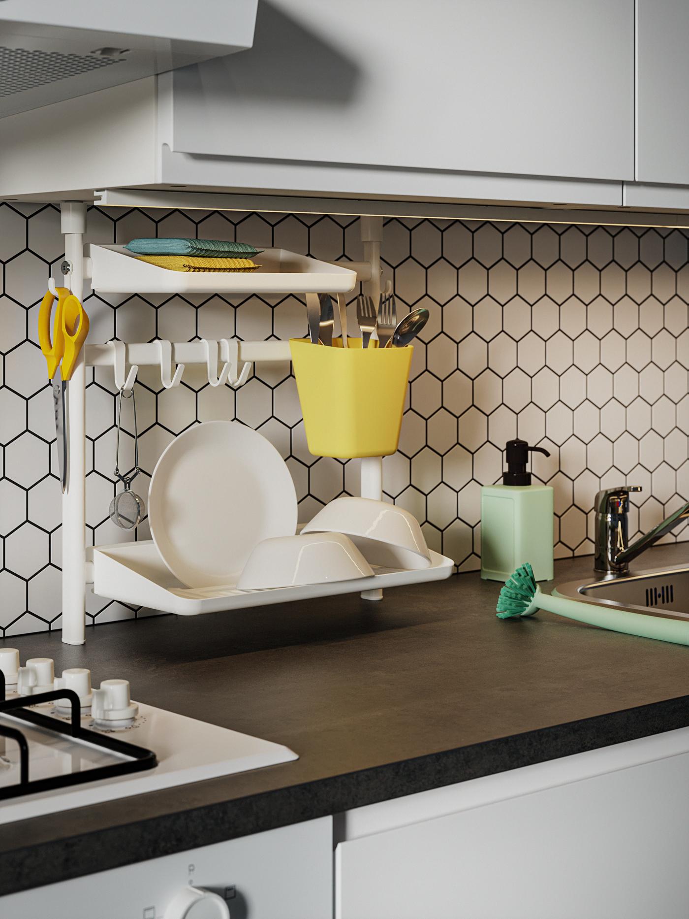 SUNNERSTA
Organizer kuchenny zest, bez wiercenia/półka/ociekarka/pojemnik