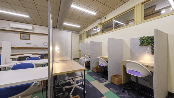 個別スペースがある学習スペースAfter