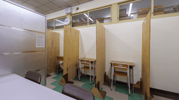 個別スペースがある学習スペースBefore