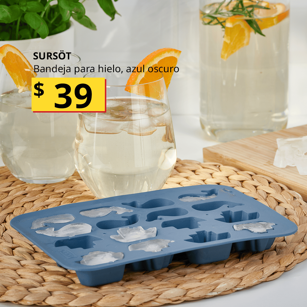 SURSÖT
Bandeja para hielo, azul oscuro