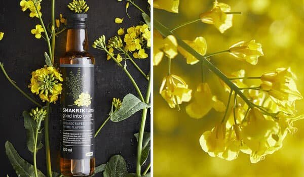 Sustainable SMAKRIK organic rapeseed oil from IKEA