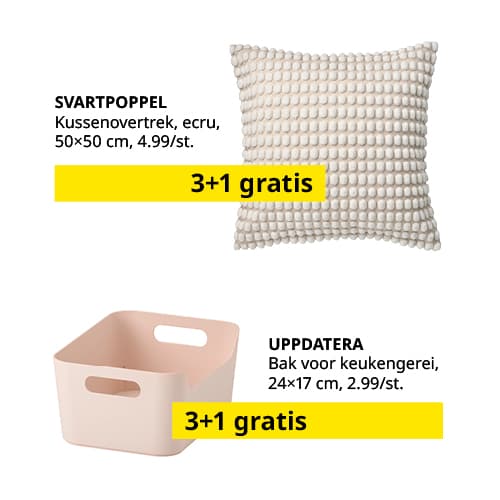SVARTPOPPEL 3+1 gratis en UPPDATERA 3+1 gratis