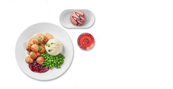  Švédské masové kuličky 12ks, Princeznin dort, bezedný nápoj