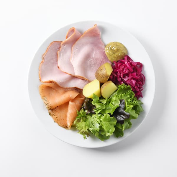 Swedish Christmas Ham & Salmon Cold Plate