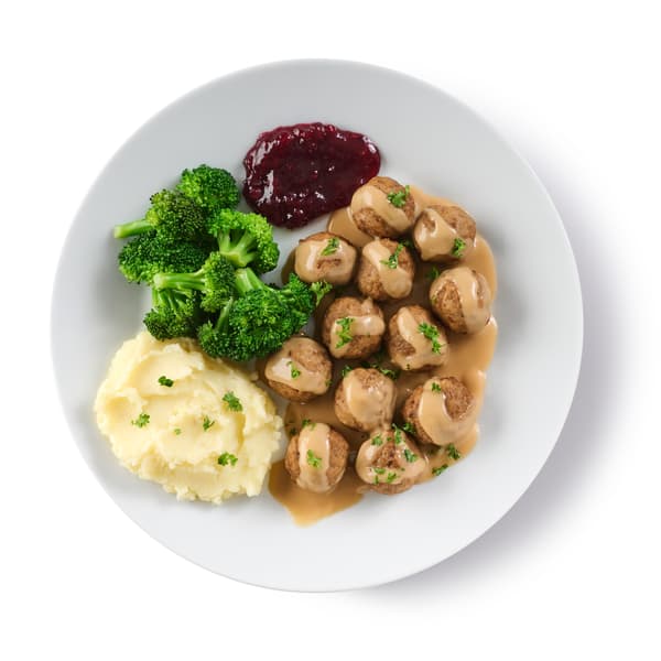 Swedish meatball plate