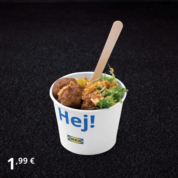 Swedish meatballs with extras (8 pcs)