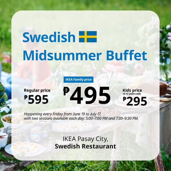 Swedish Midsummer Buffet