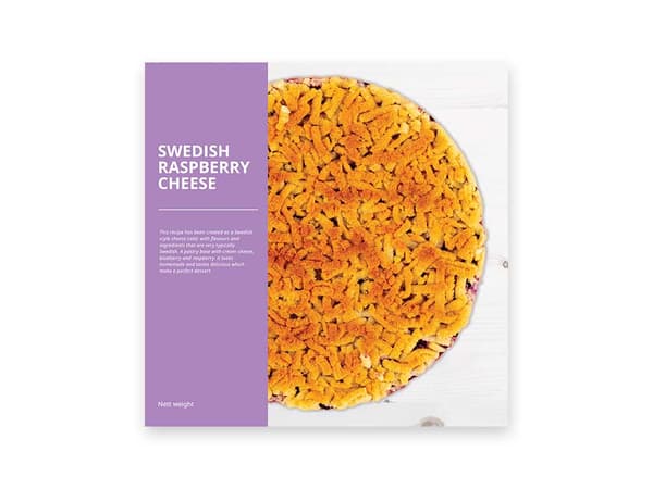 Swedish Raspberry Cheese Cake 