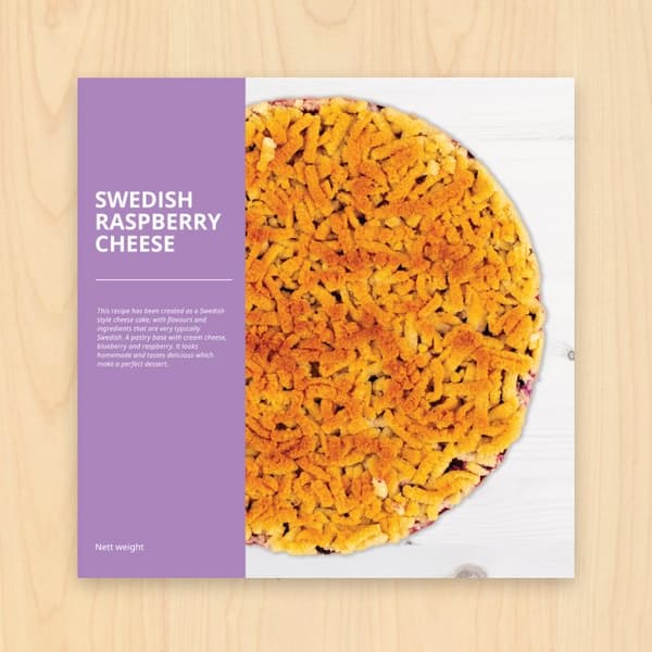 Swedish Raspberry Cheesecake
