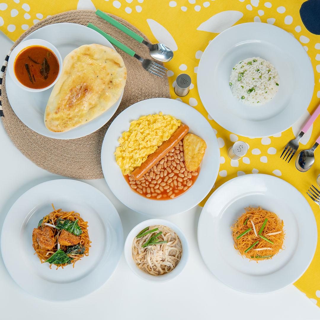 Swedish restaurant's new breakfast menu: Naan bread, nasi goreng, beehoon siam, mee goreng, Ipoh hor fun and Western breakfast.