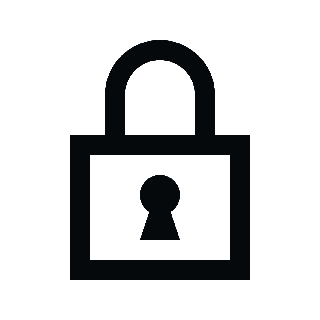 Symbol av ett hänglås.