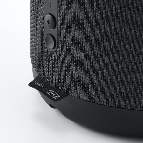 SYMFONISK Tischleuchte WiFi-Speaker, Glschirm, schwarz