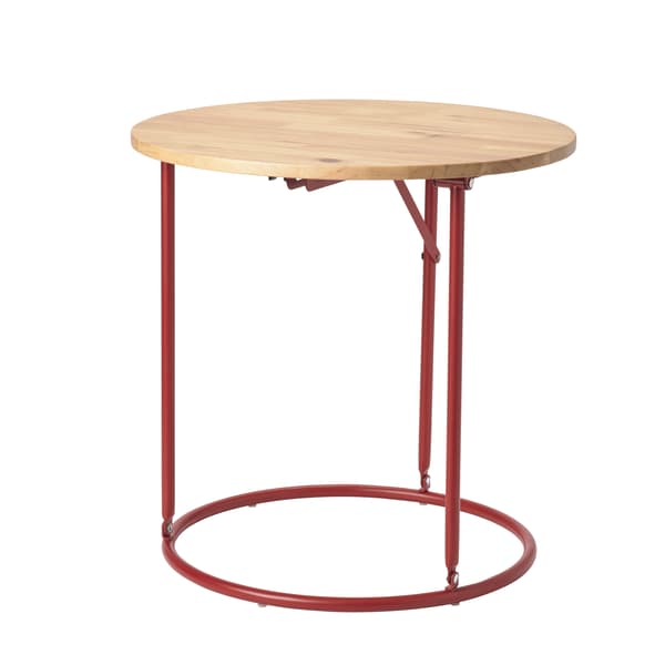 table in red