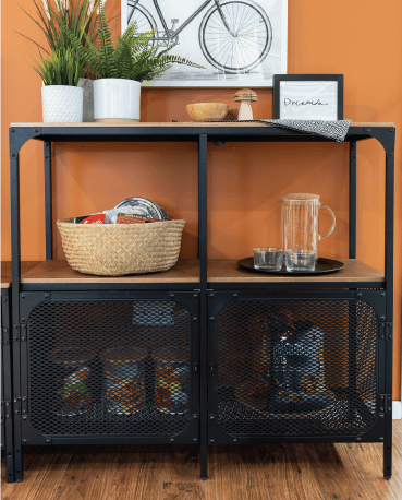 Table with cabinet