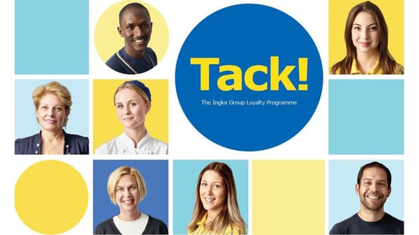 Tack - bild med flera IKEA medarbetare