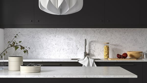 TÄRNHULT custom-made glass composite splashback