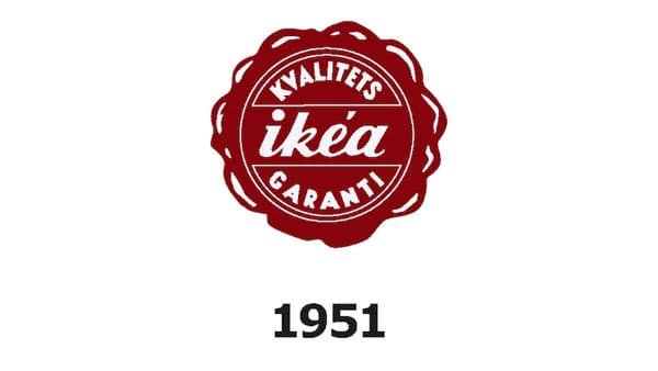 Takto sa menilo logo IKEA v priebehu rokov – od roku 1951 až do dnes.