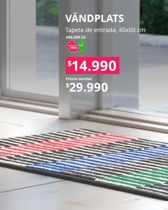 Tapete de entrada VANDPLATS con precio especial con CMR