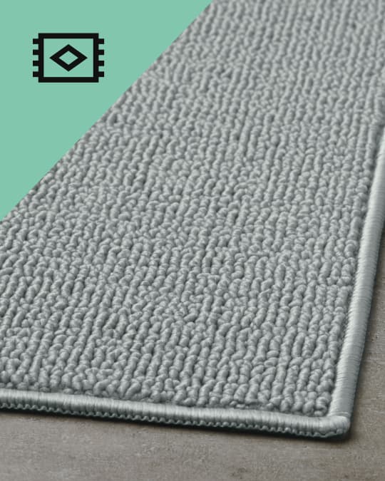 Tapete para baño gris