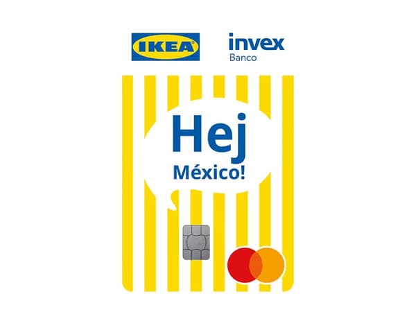 Tarjeta de crédito IKEA INVEX para pagos y meses sin intereses.