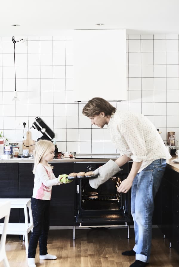 Teach kids about kitchen safety.