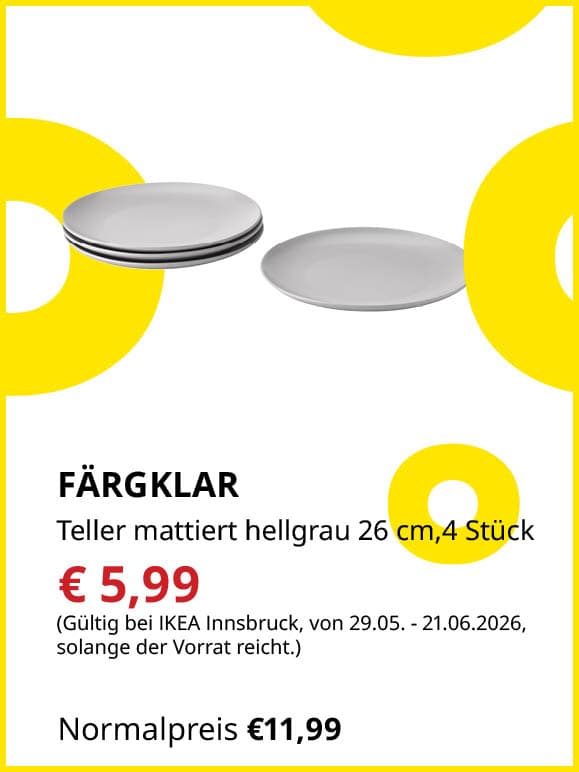 Teller grau