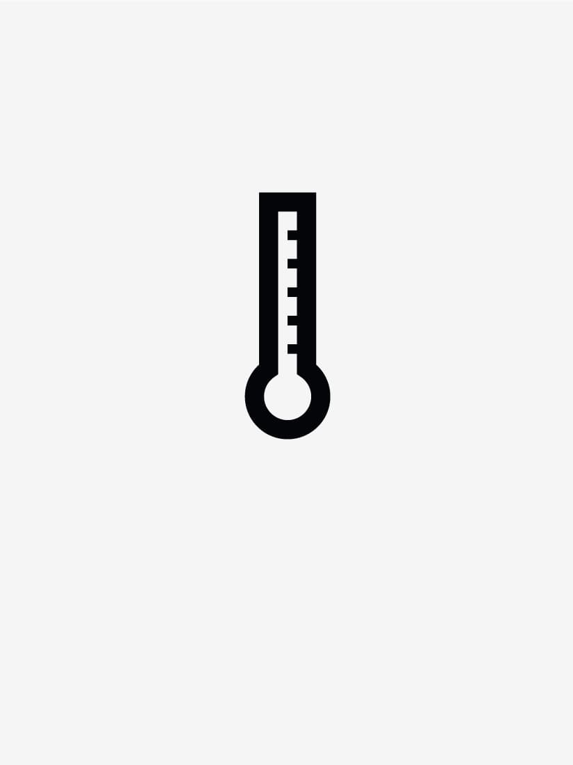 Temperature regulating solutions icon.