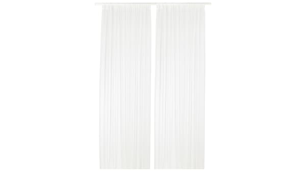 TERESIA
Áttetsző függöny, 1 pár, fehér/bújtatókkal, 145x300 cm