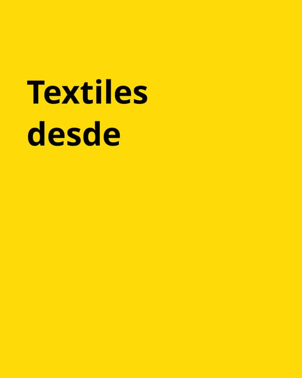 Textiles desde