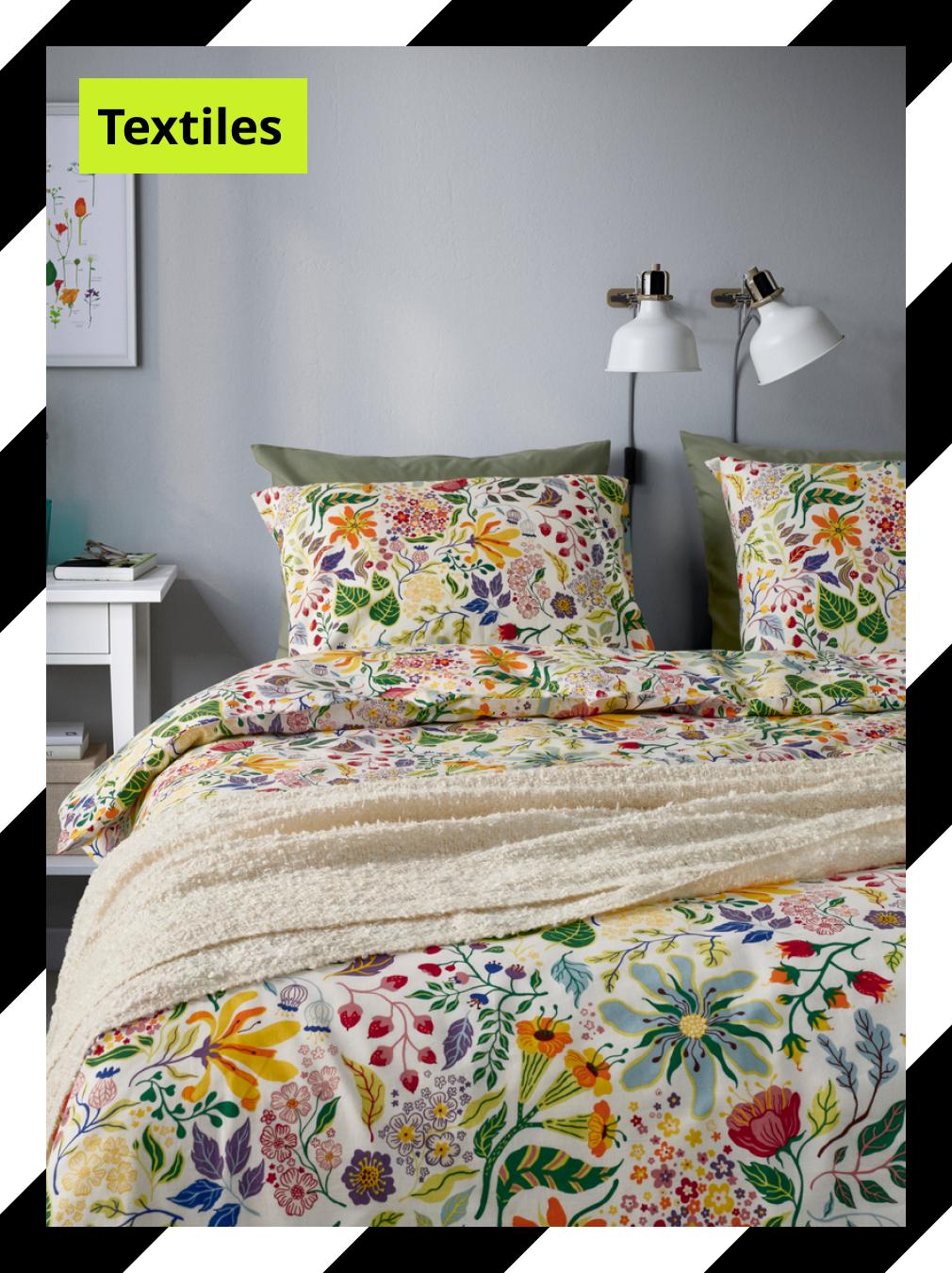 Textiles IKEA decorativos y funcionales para el hogar