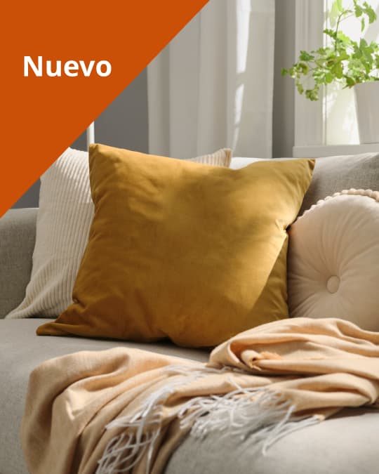 Textiles nuevos IKEA para renovar dormitorios, livings y otros espacios con color, confort y personalidad.