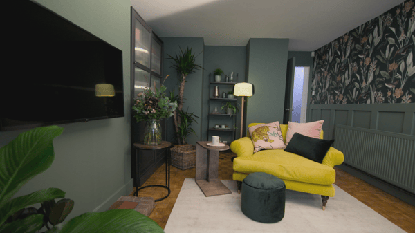 The after image of the Goviers living room. 