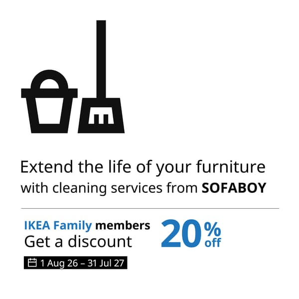 The cleaning service prolongs the life of your furniture 