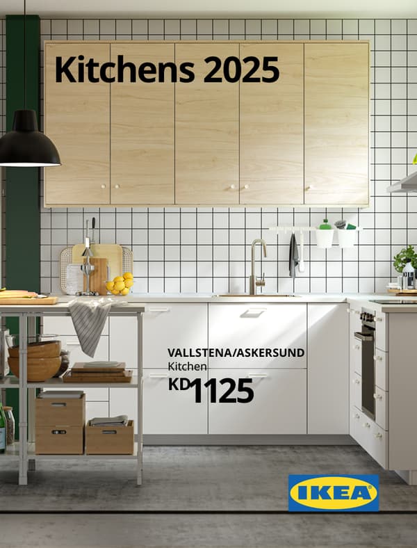 The cover of an IKEA Kitchen brochure.