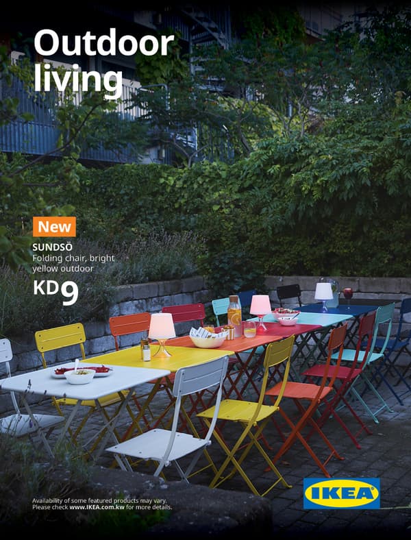 The cover of outdoor living brochure 
