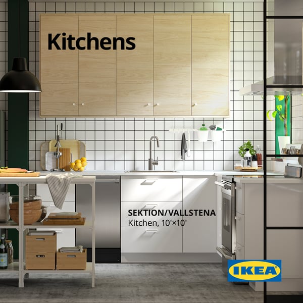 The cover of the IKEA Kitchens buying guide.