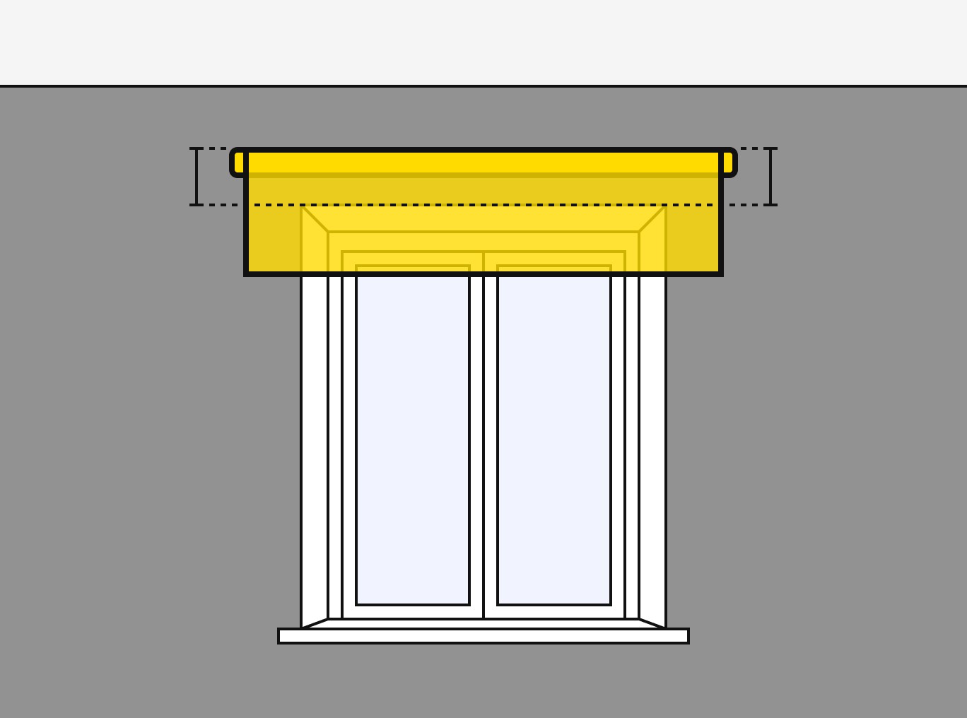 Measure the window for curtain rails, rods or blinds - IKEA