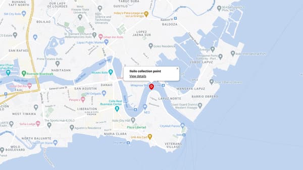 The IKEA collection point in Iloilo is located at Muelle Loney St, Iloilo City Proper, Iloilo City, Iloilo