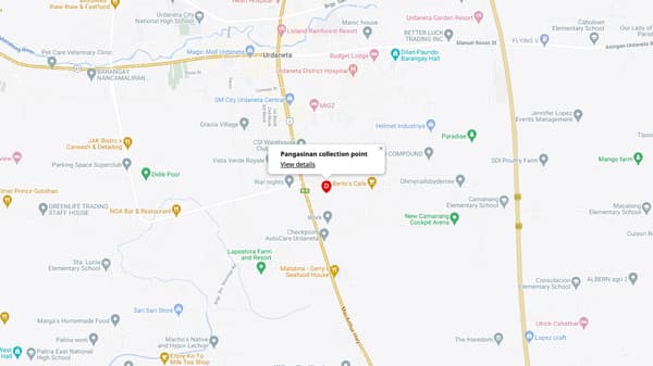 The IKEA collection point in Pangasinan is located at the LBC Warehouse, Quintin Compound, Brgy. Nancayasan, Urdaneta City, Pangasinan