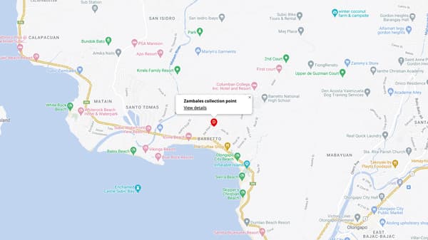 The IKEA collection point in Zambales is located at the LBC Warehouse, 19 Ifugao Street Barrio Barretto Olongapo City, Zambales