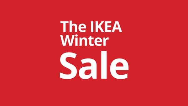 The IKEA Winter Sale