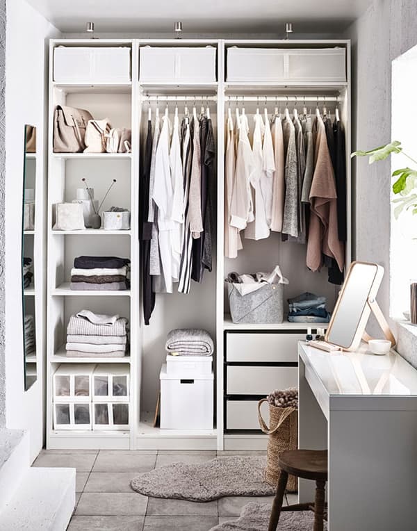 The joy of an organised wardrobe. - IKEA