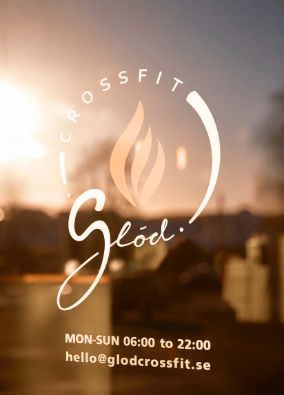 The logo for Glöd CrossFit gym.