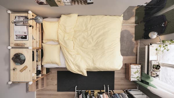 The square meter challenge: tiny bedroom for two