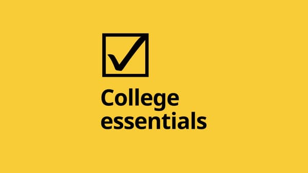 Shop college essentials