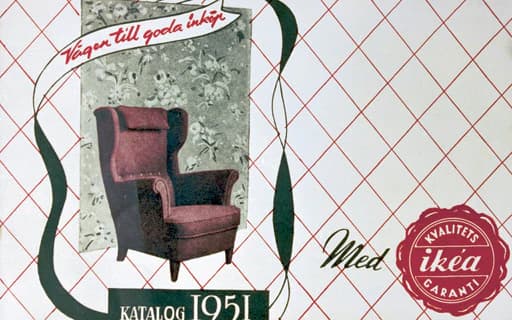 The very first IKEA catalogue was published in 1951.