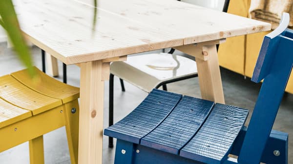 The wood in IKEA INDUSTRIELL collection is a beautiful evidence of how we use resources wisely.