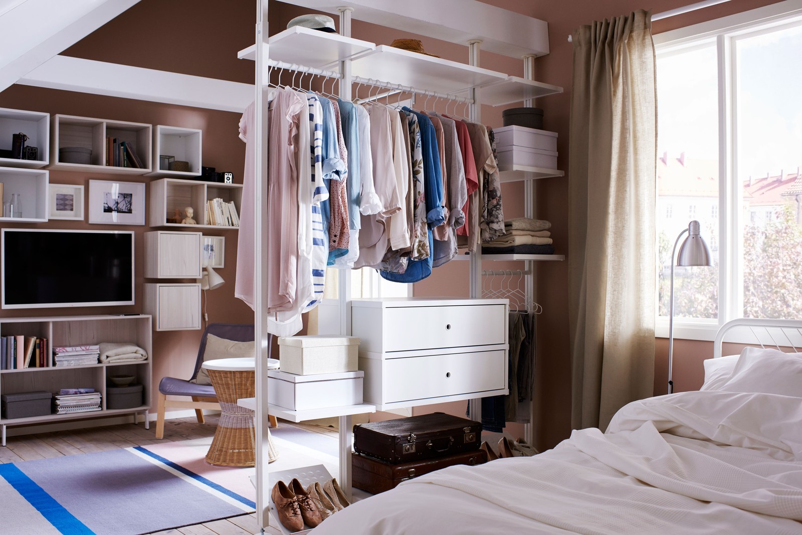 The boutique open air wardrobe - IKEA