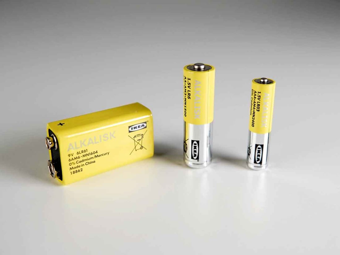IKEA to remove nonrechargeable batteries by 2021 IKEA