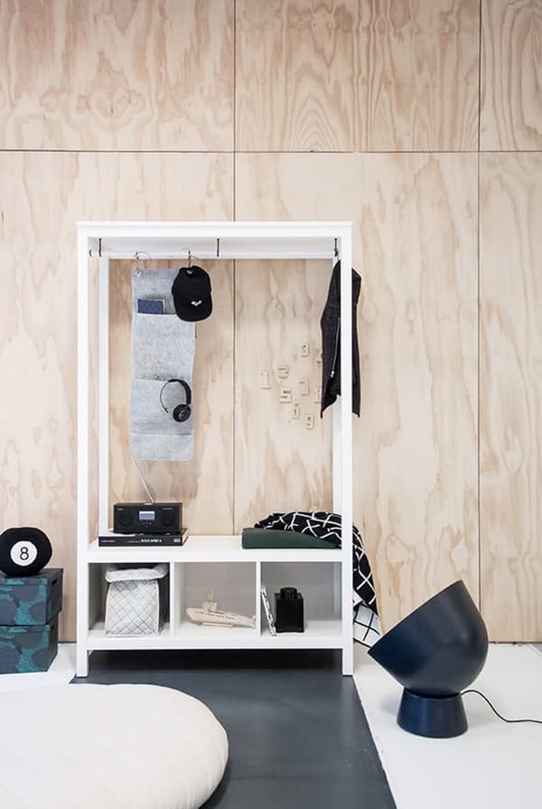 tienerkamer-wandkast-HEMNES-IKEA wooninspiratie 